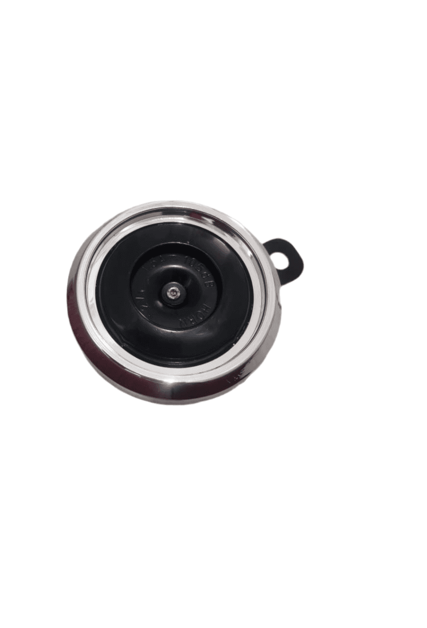 Hooter Universal for delivery motorcycle, a powerful and versatile horn for motor vehicles. Ideal for enhancing safety and audibility on the road.