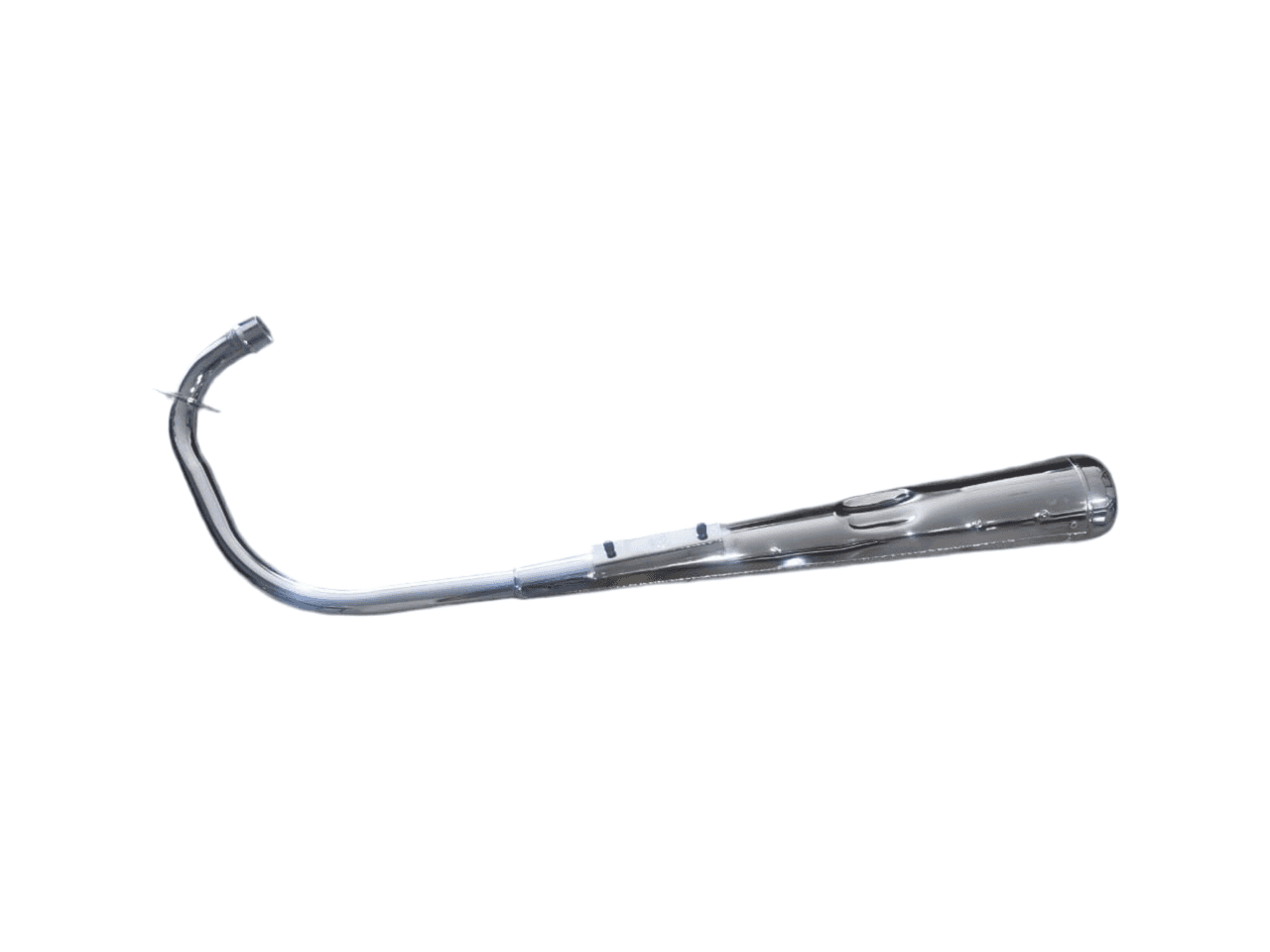 Exhaust CG150 Velocity for delivery motorcycles, ideal for urban and rural use. Durable and high-performance motor vehicle exhaust system.