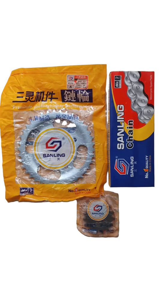 Sanling 428H Chain & Sprocket Kit (15T / 38T) Cargo