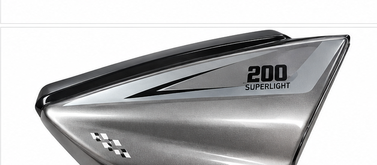 Big Boy Superlight 200 Side Cover Panels – Left & Right Set (Silver/Grey)