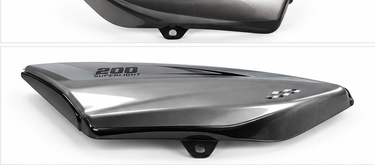 Big Boy Superlight 200 Side Cover Panels – Left & Right Set (Silver/Grey)