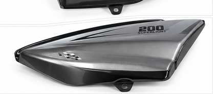 Big Boy Superlight 200 Side Cover Panels – Left & Right Set (Silver/Grey)