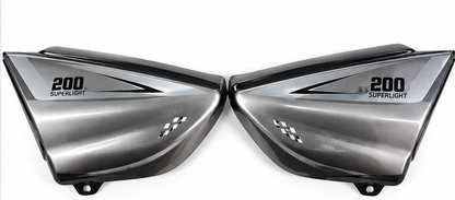 Big Boy Superlight 200 Side Cover Panels – Left & Right Set (Silver/Grey)