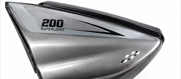 Big Boy Superlight 200 Side Cover Panels – Left & Right Set (Silver/Grey)
